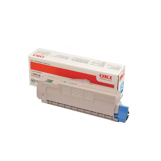 Oki C612 Cyan Original Toner Cartridge (46507507) 